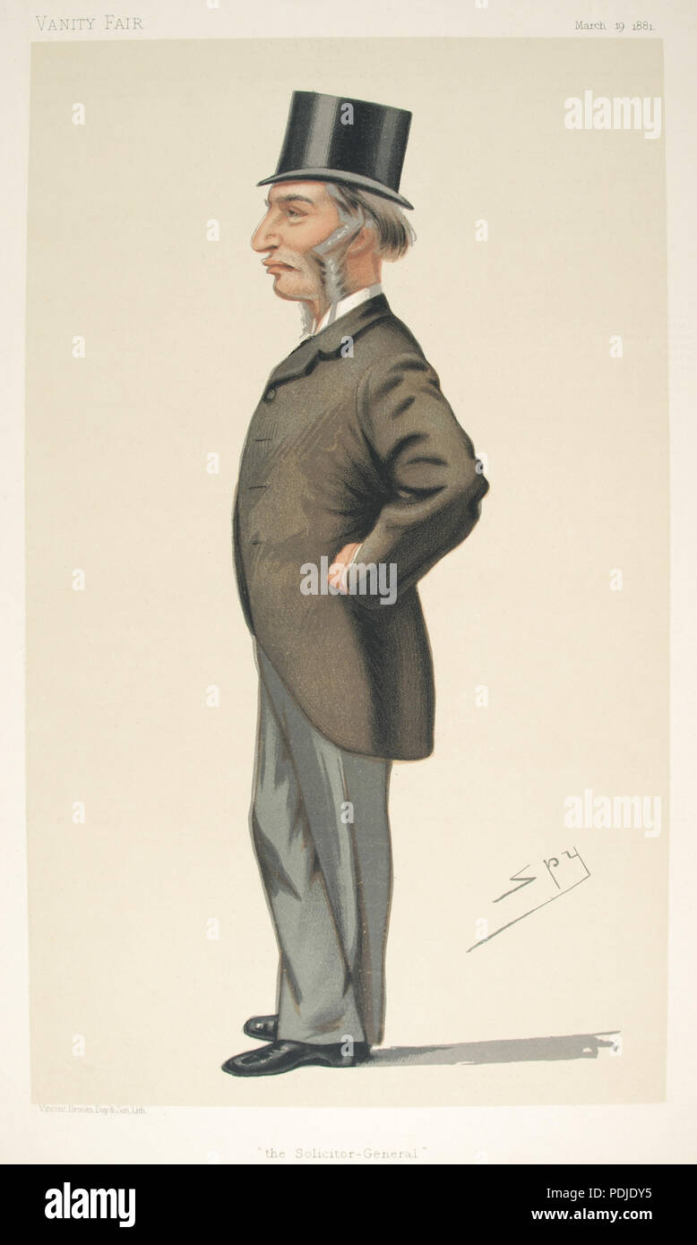 16 Farrer Herschell, Vanity Fair, 1881-03-19 Foto Stock