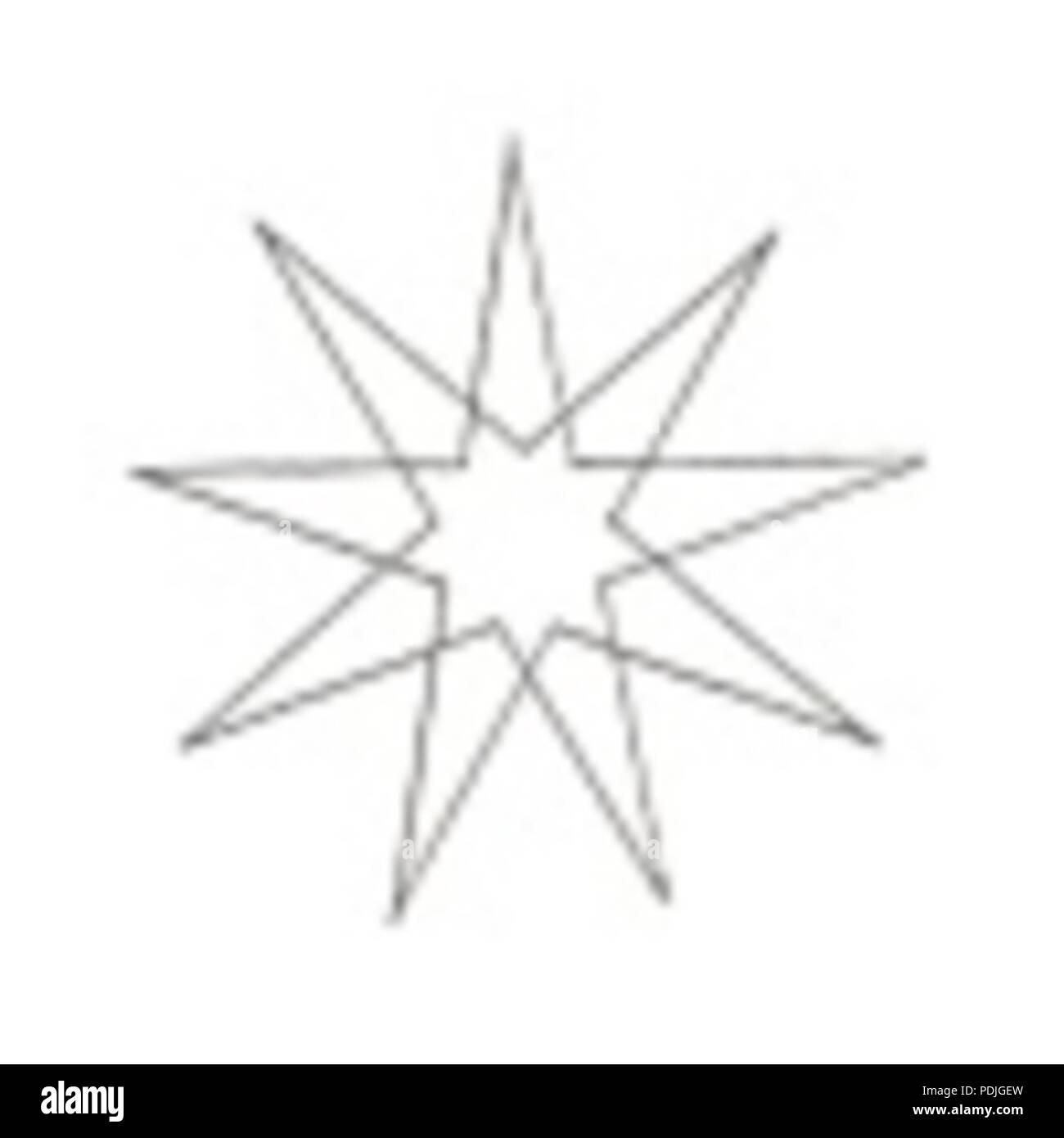 345 Stern der Lacuania Foto Stock