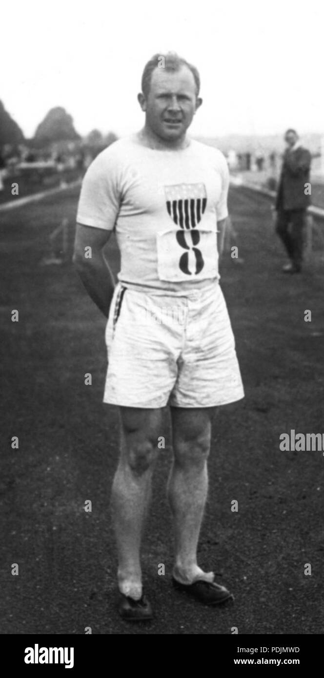 379 William Hamilton (atleta) 1908 Foto Stock