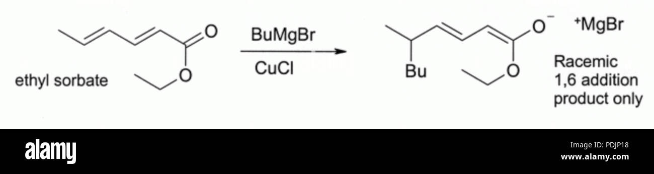 2 CuCl sorbato di alchilazione di estere Foto Stock