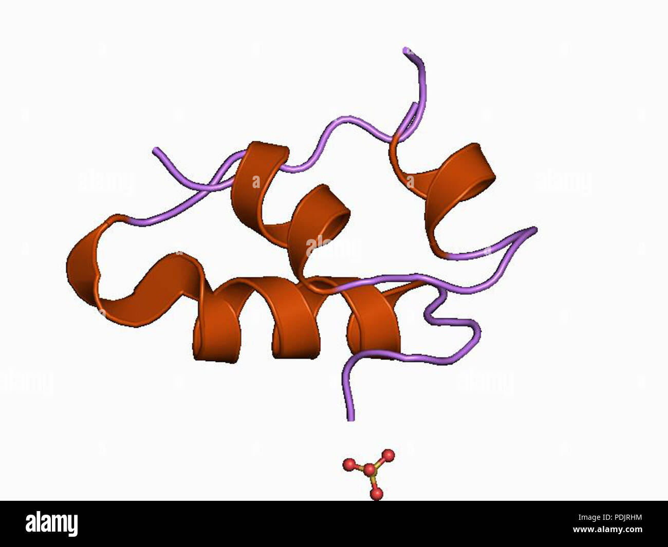 10 PDB 1b2d EBI Foto Stock