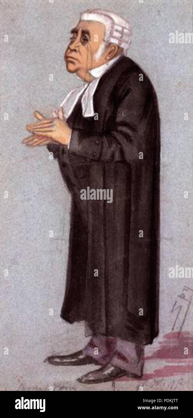 Da Sir Leslie Ward, acquerello, 1873 27 Giovanni Humffreys Parry Vanity Fair 13 Dicembre 1873 Foto Stock