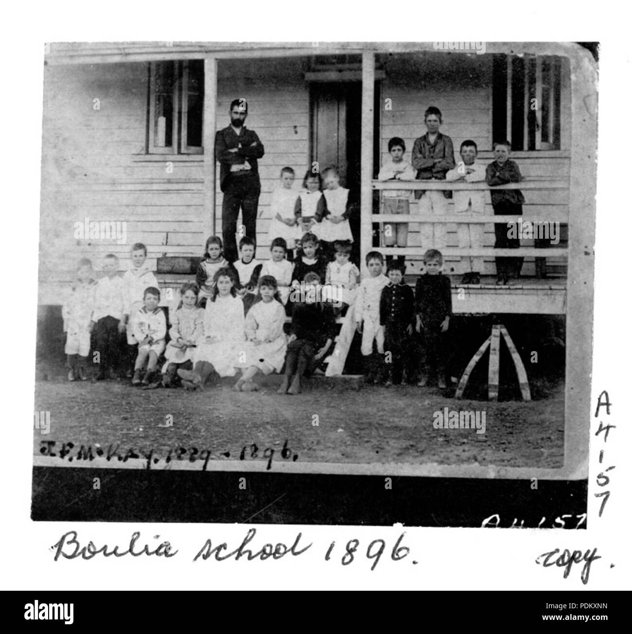 115 Queensland Archivi di Stato 4379 Boulia scuola c 1896 Foto Stock