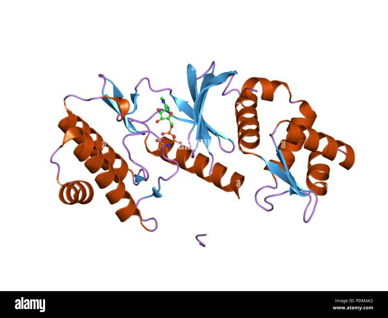 119 PDB 1tqm EBI Foto Stock