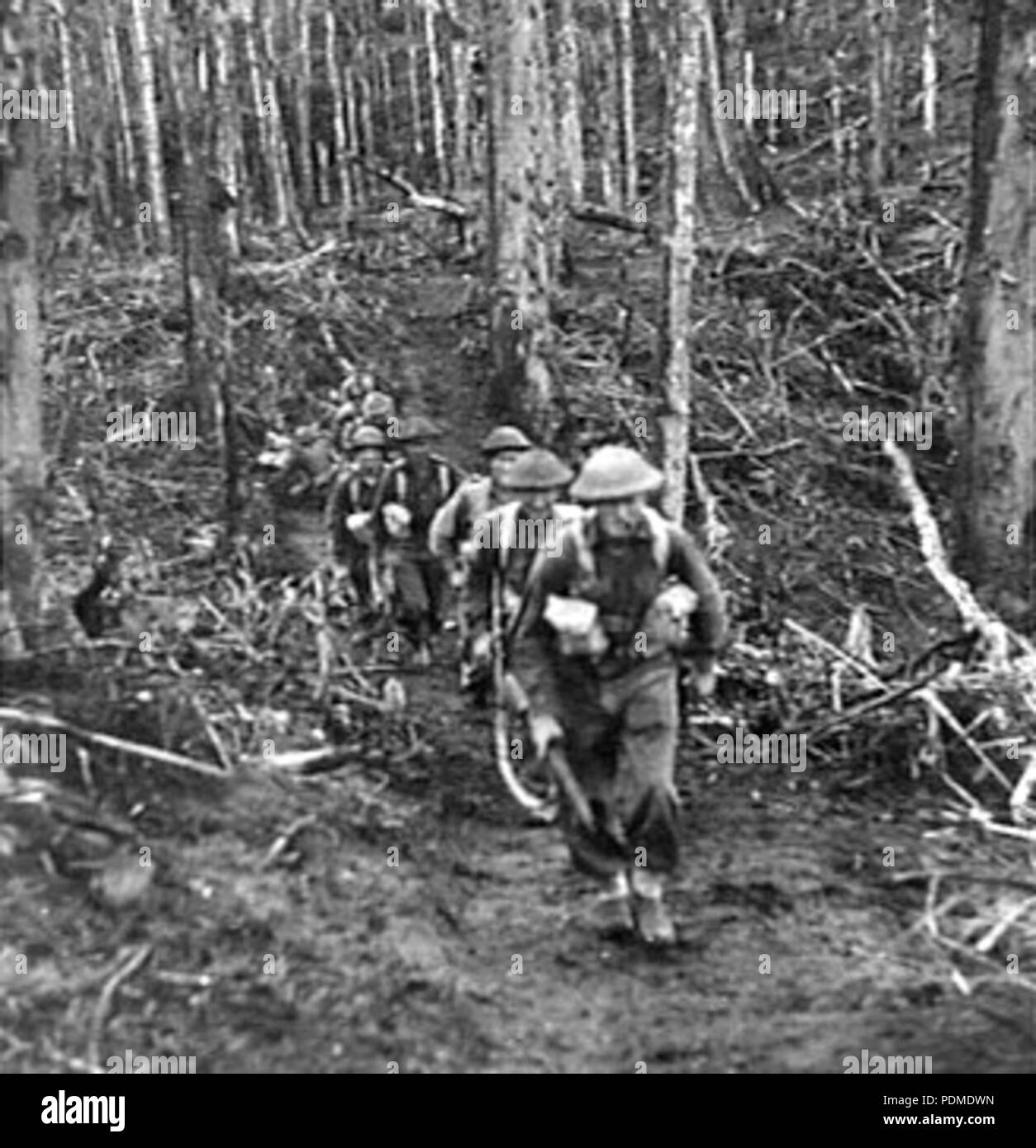 5 XXV Battaglione perla attacco cresta 30 Dicembre 1944 Foto Stock