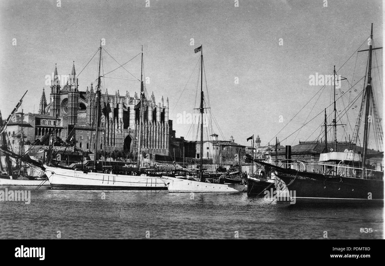 252 Palma de Mallorca Harbour Foto Stock