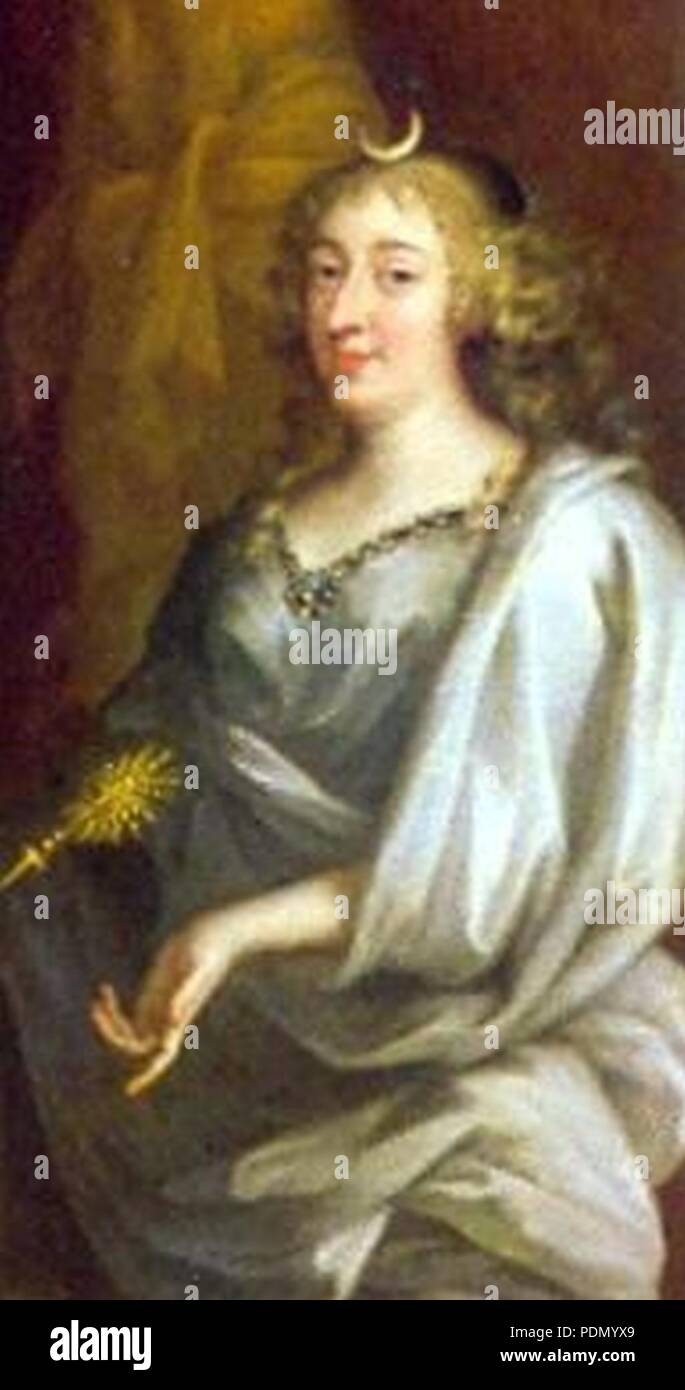 Anne Marie Louise d'Orléans (Mademoiselle) dalla famiglia di Luigi XIV da Nocret. Foto Stock