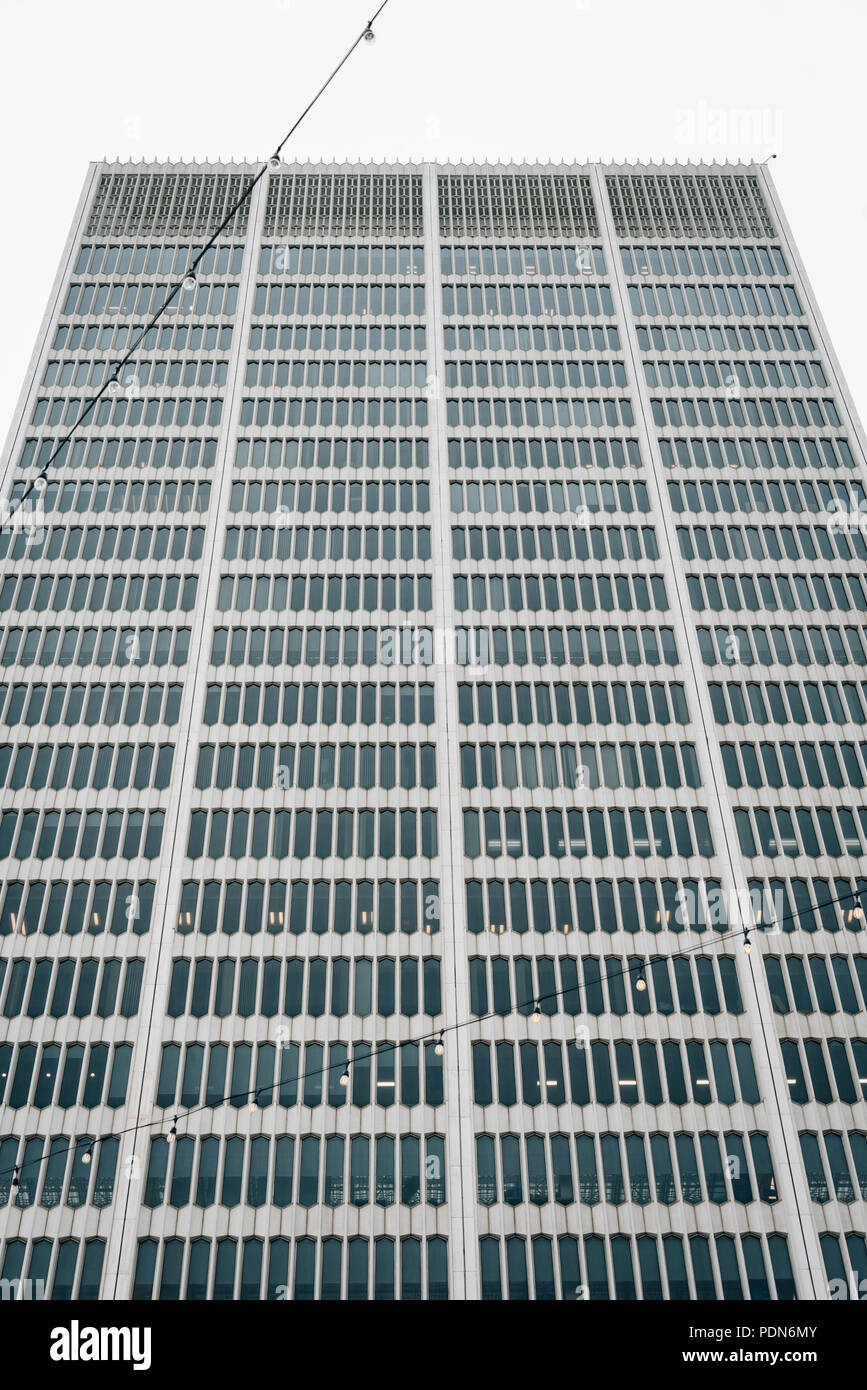Uno Woodward Avenue, a Detroit, Michigan Foto Stock