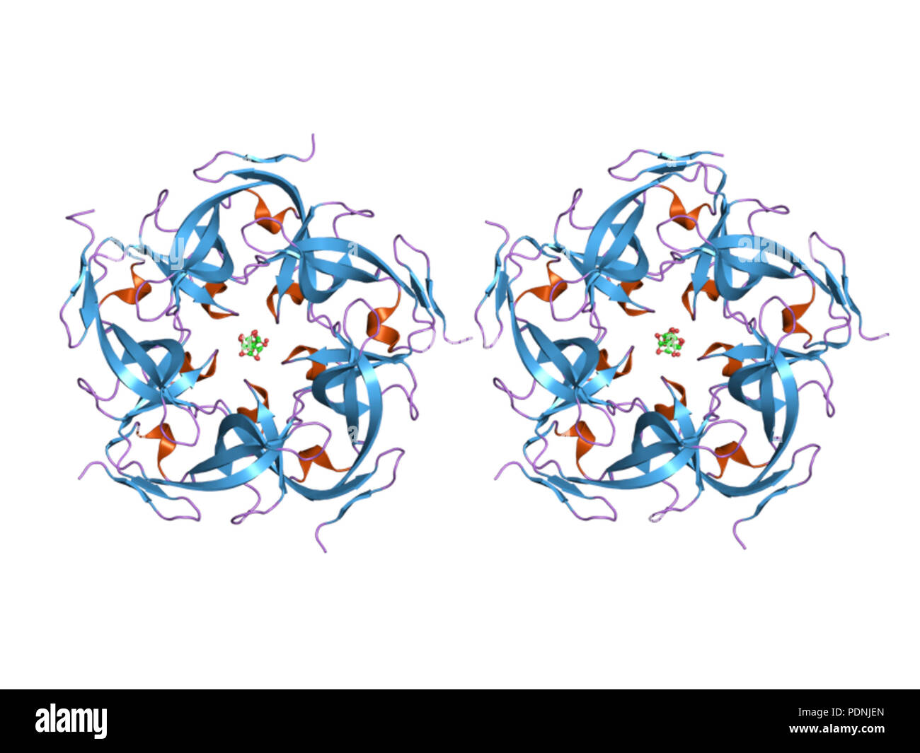 235 PDB 2QW7 EBI Foto Stock