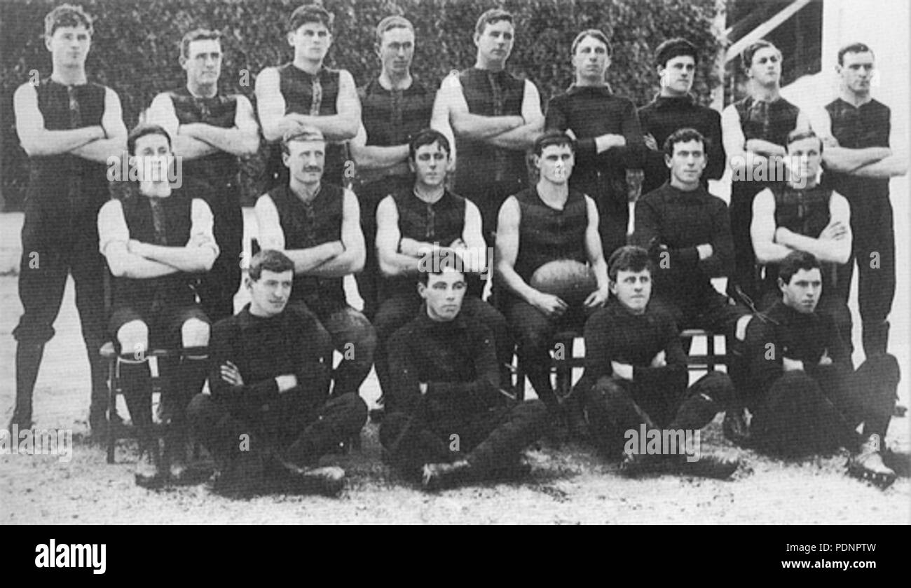 3 1908 West Adelaide premiership team Foto Stock