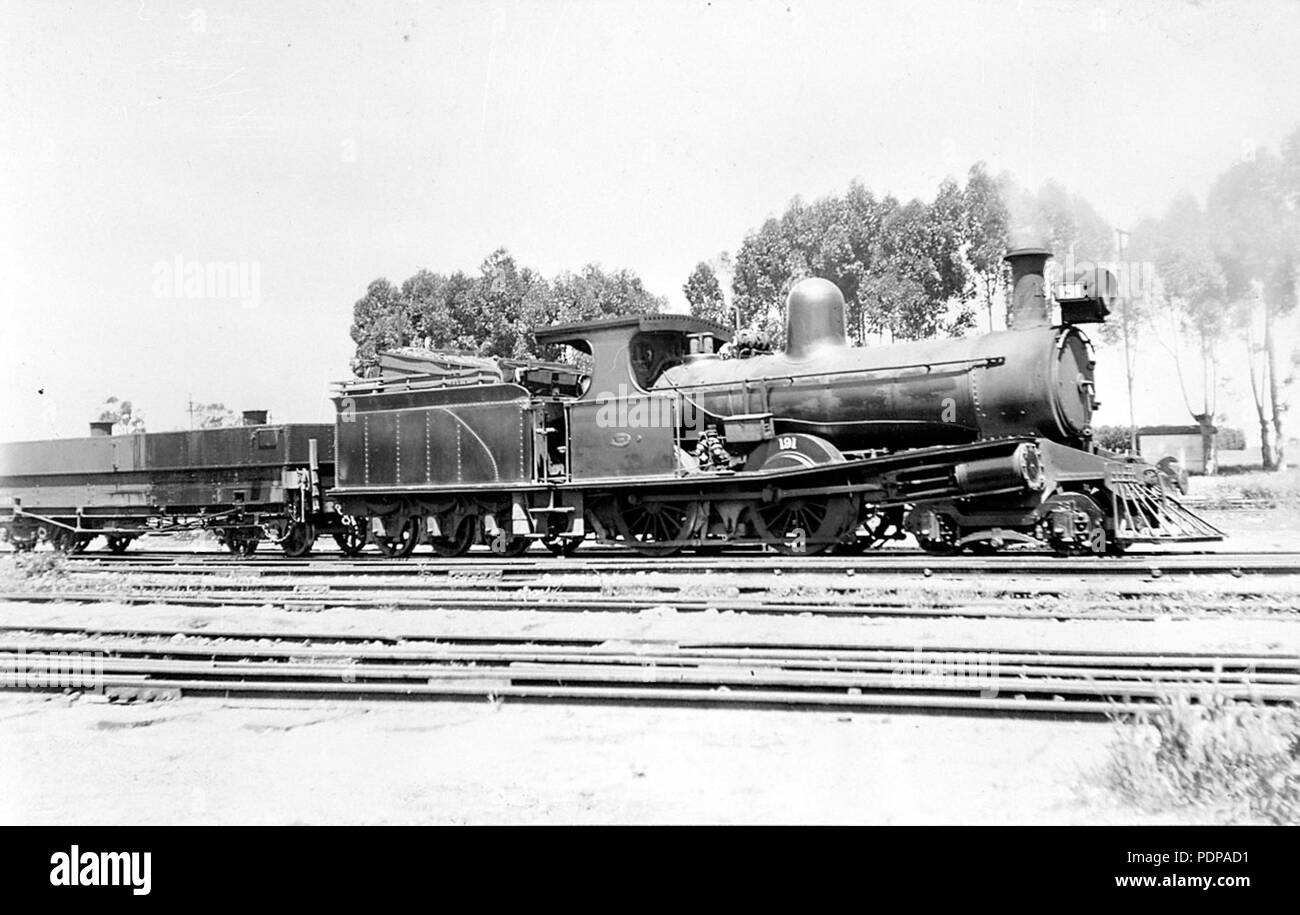 308 locomotiva a vapore n. Z 191 costruito da James Martin Foto Stock