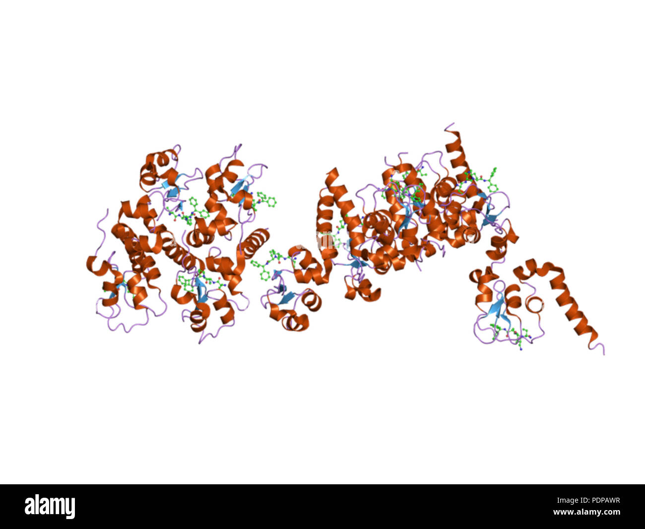 266 PDB 3cm2 EBI Foto Stock