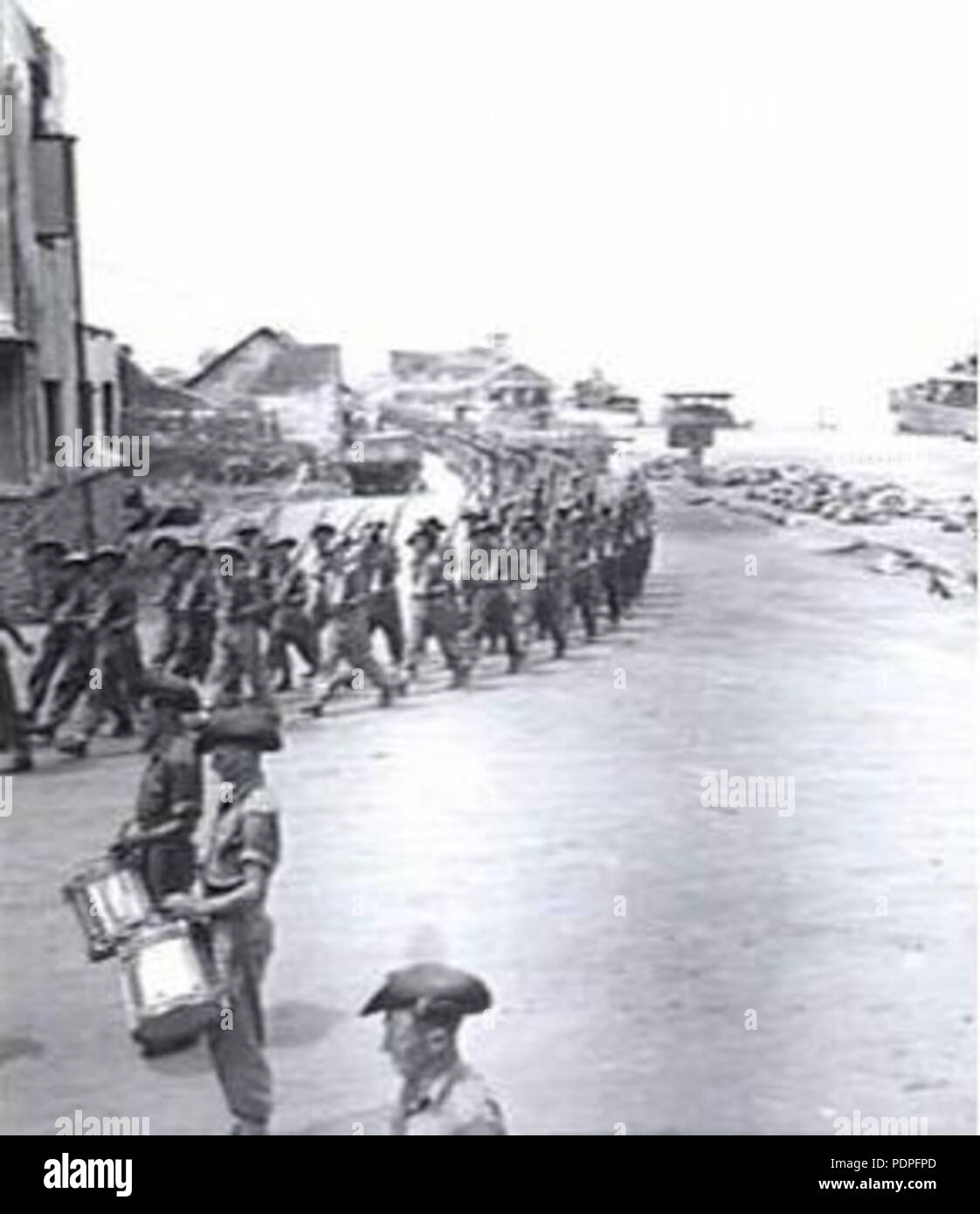 20 AWM 120854 2 14 Bn Celebes 1945 Foto Stock
