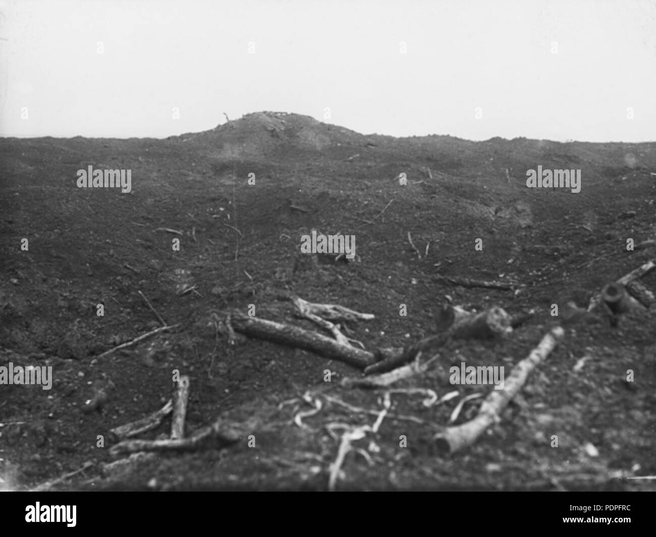 20 AWM E00015 Pozieres sito di Mulino a vento Foto Stock