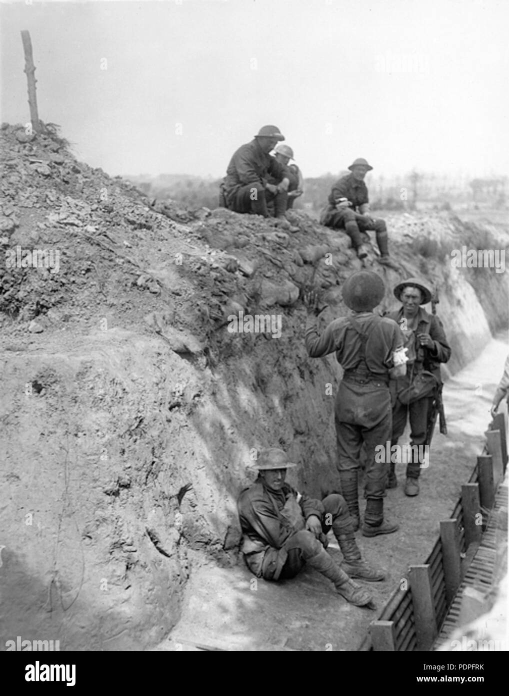 20 AWM E00475 Australian 49th Battaglione Battaglia di Messines 7 Giugno 1917 Foto Stock