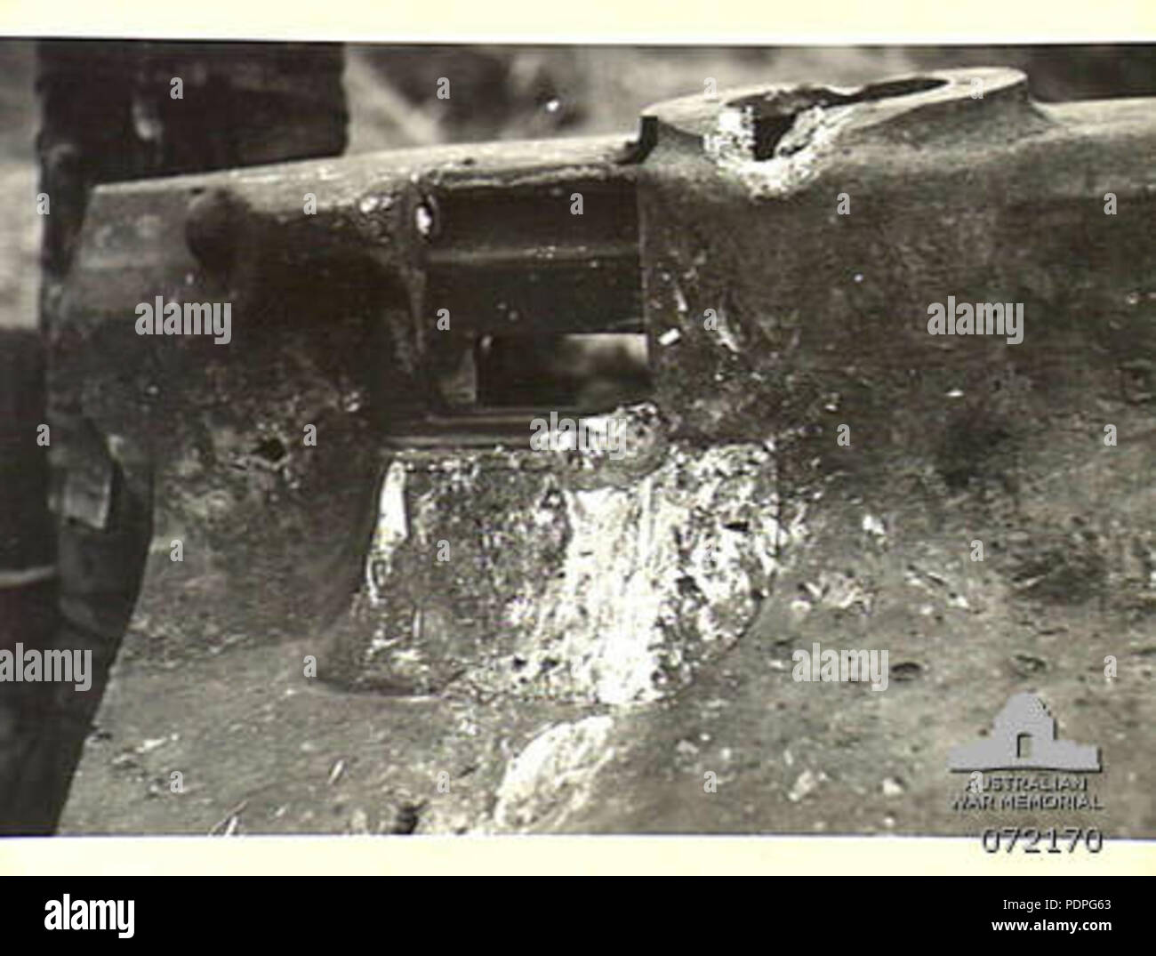 30 catturato IJA tipo 41 Mountain Gun fire test 02 Foto Stock