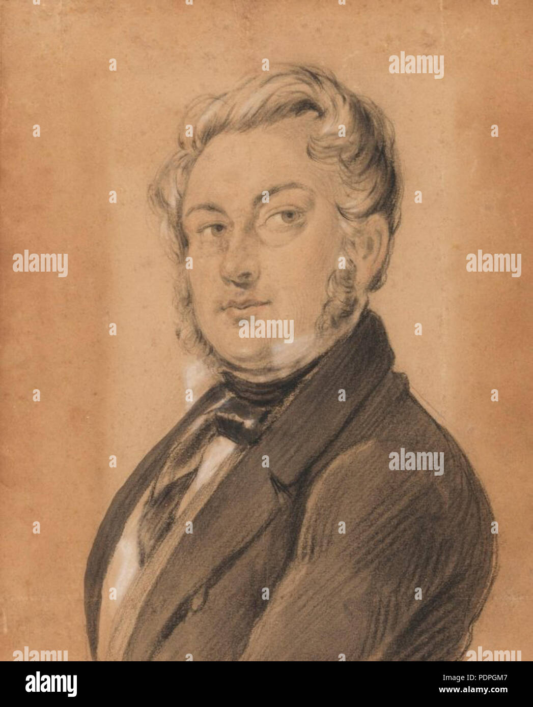 32 Charles Rodius Self-portrait Foto Stock
