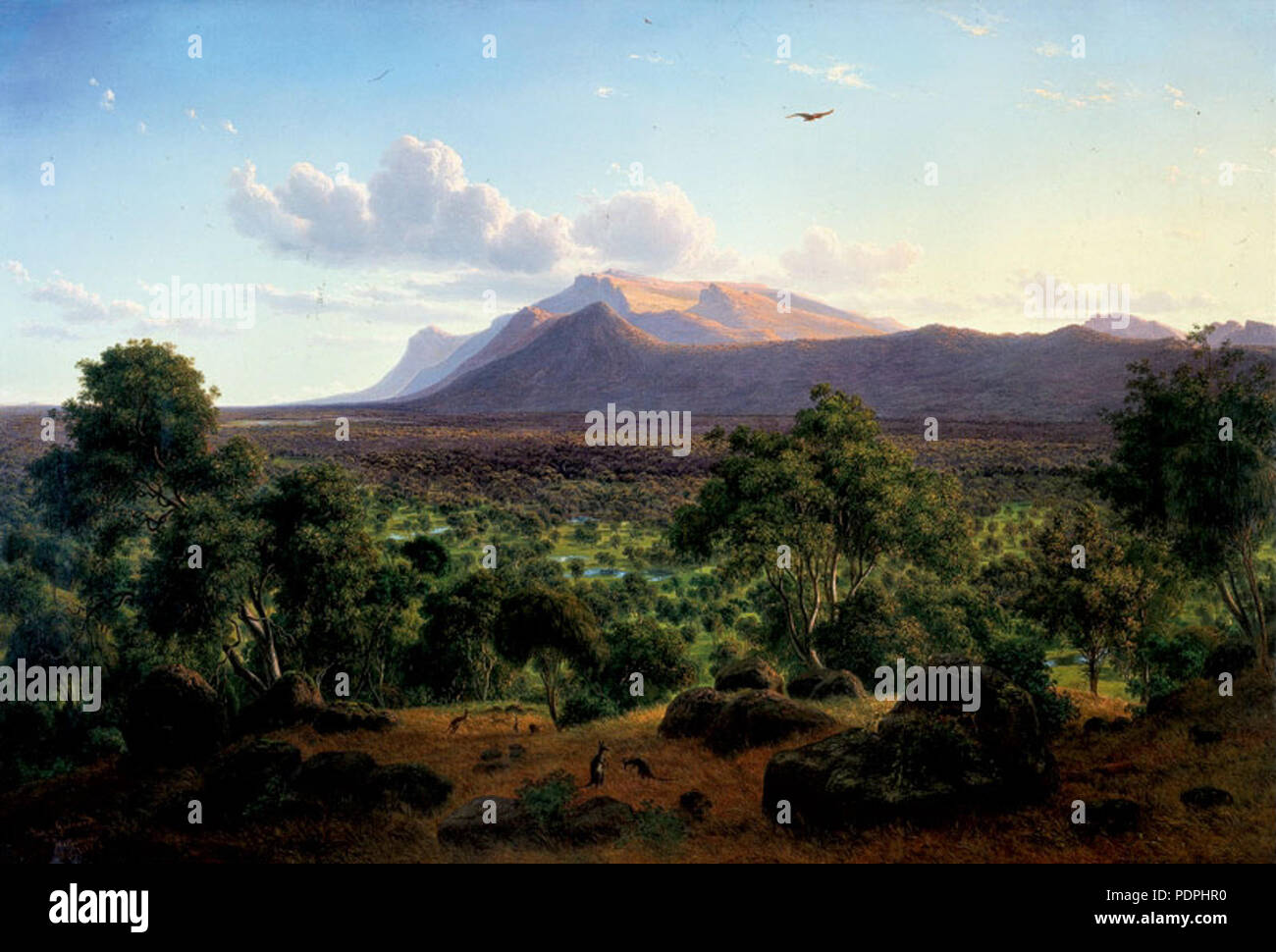 44 Eugene von Guerard Mount William 1857 Foto Stock