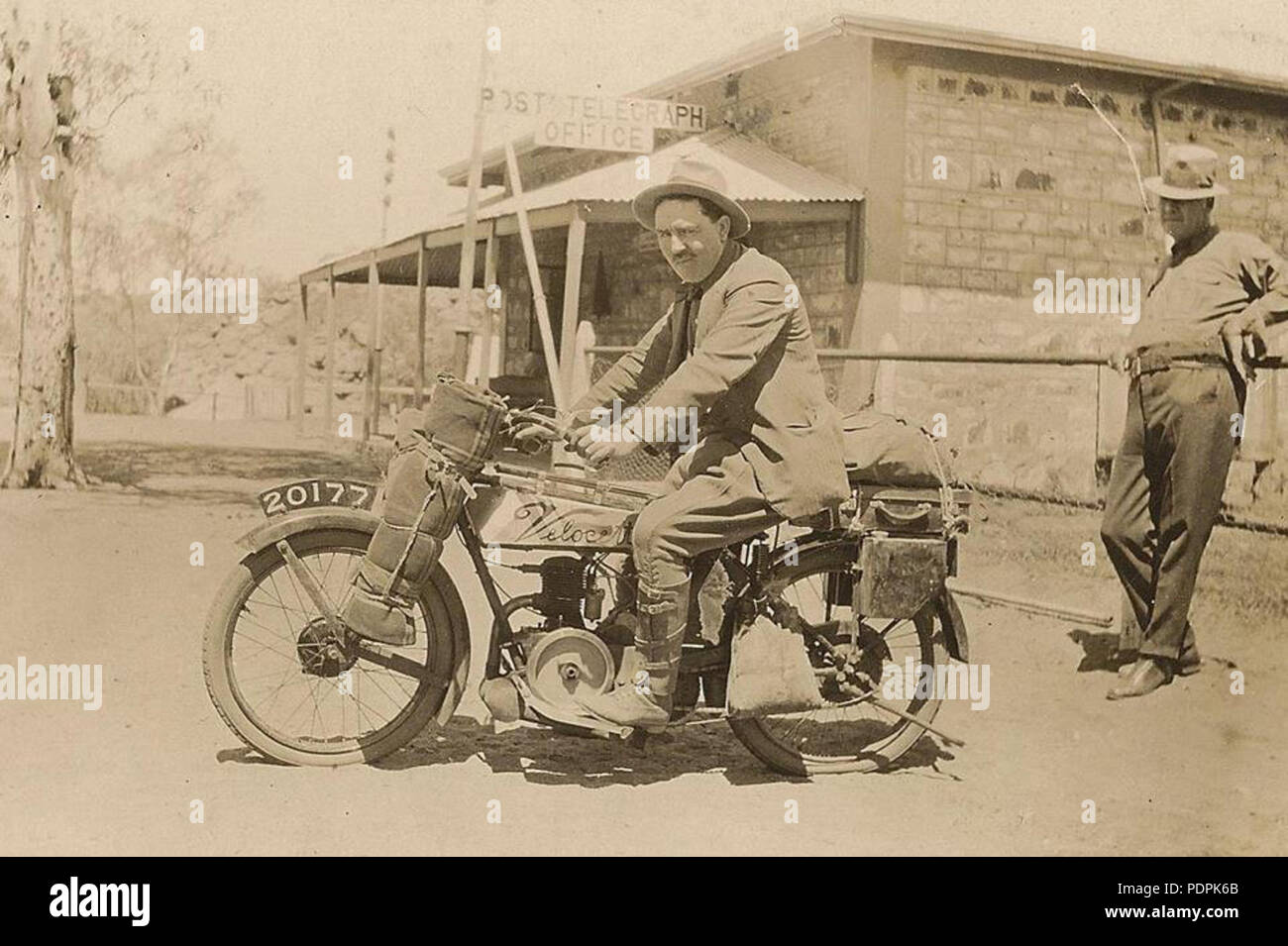 54 Harold.Nelson.1922.Velocette Foto Stock