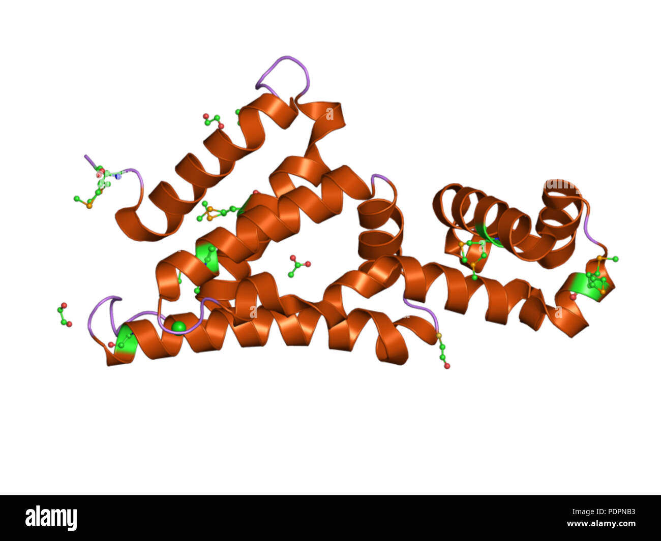 271 PDB 3EBI di rugiada Foto Stock