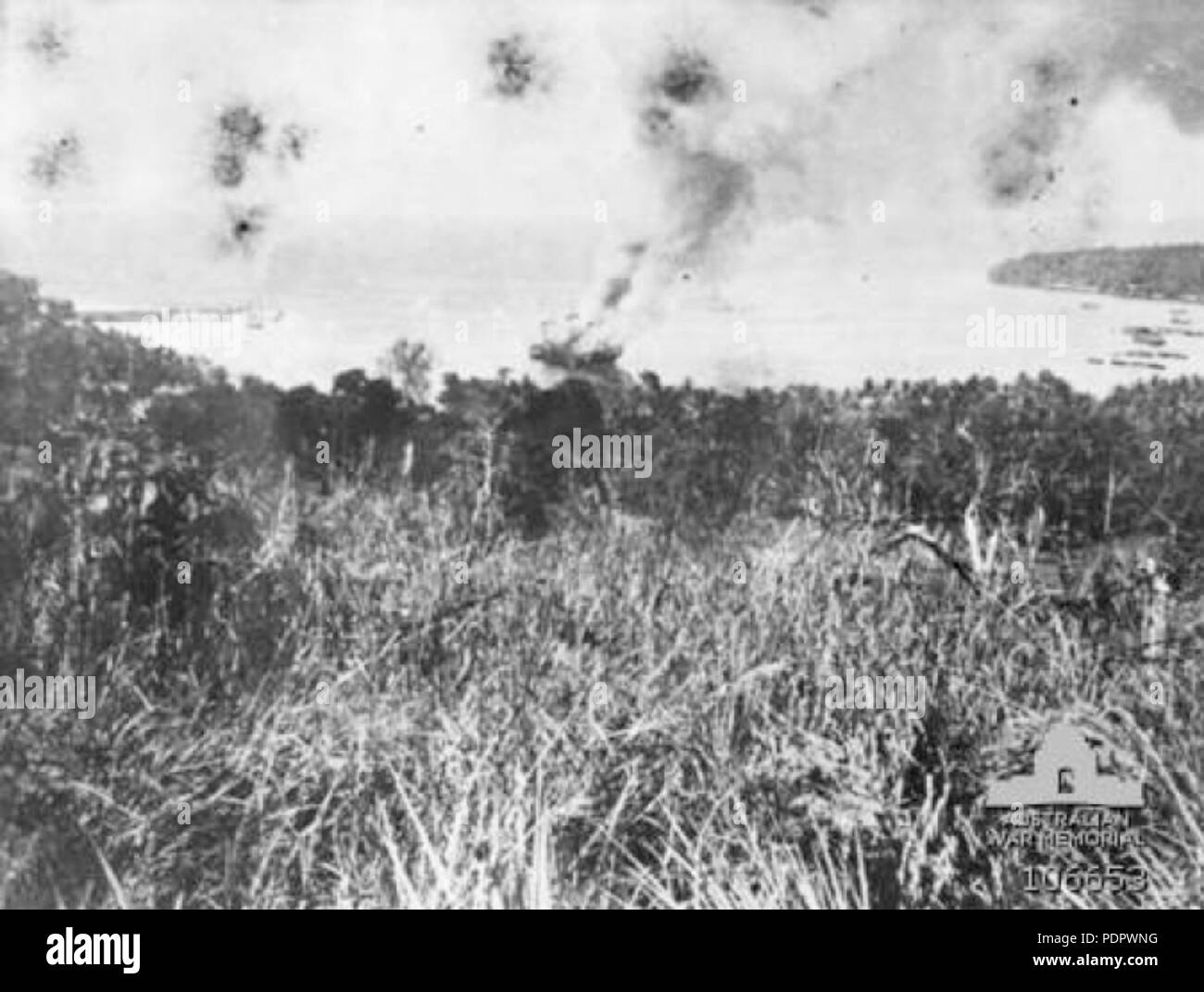 21 Bantam sotto attacco-28 Marzo 1943 Foto Stock