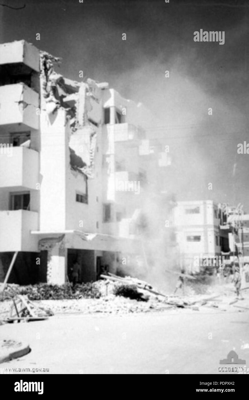 26 bombardamenti di tel Aviv 4 Foto Stock