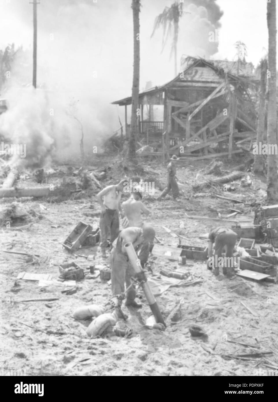 26 Borneo 4.2 MORTAIO Foto Stock