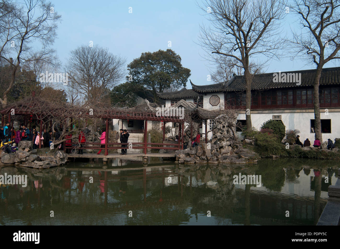 Giardini classici di Suzhou Foto Stock