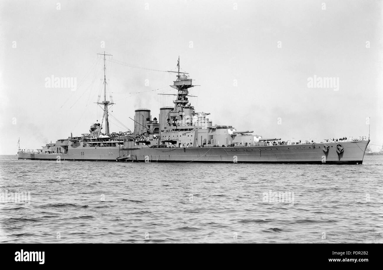 59 Cofano HMS (51) - 17 Marzo 1924 Foto Stock