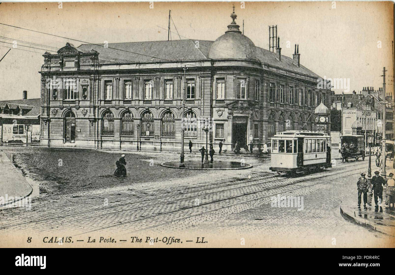 211 LL 8 - CALAIS - La Poste Foto Stock