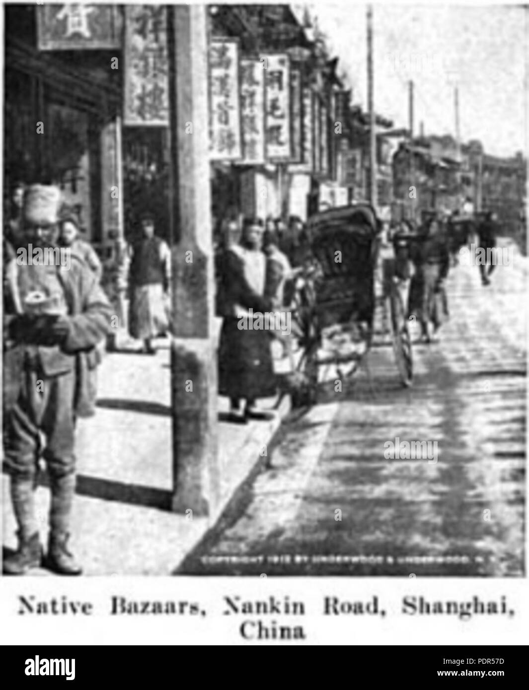 88 Bazar nativo, Nankin Road, Shanghai in Cina Foto Stock