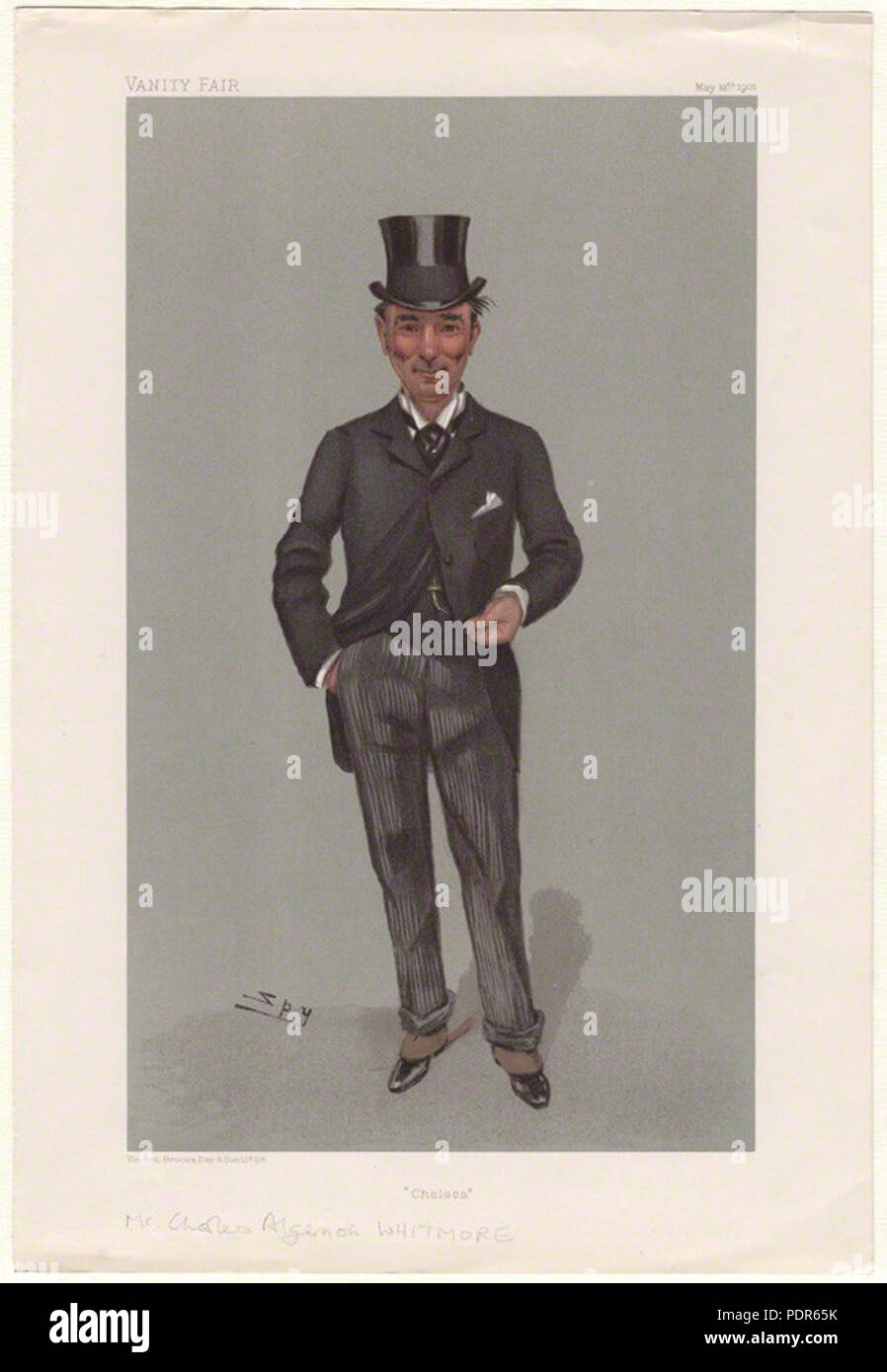 Da Sir Leslie Ward, chromolithograph, pubblicato 1901 40 Charles Algernon Whitmore, Vanity Fair, 1901-05-16 Foto Stock