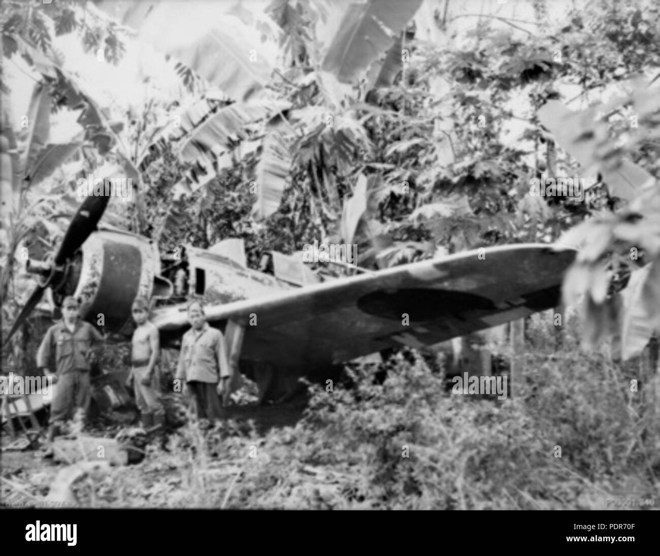 75 Ki-43-io a Rabaul 1945 Foto Stock