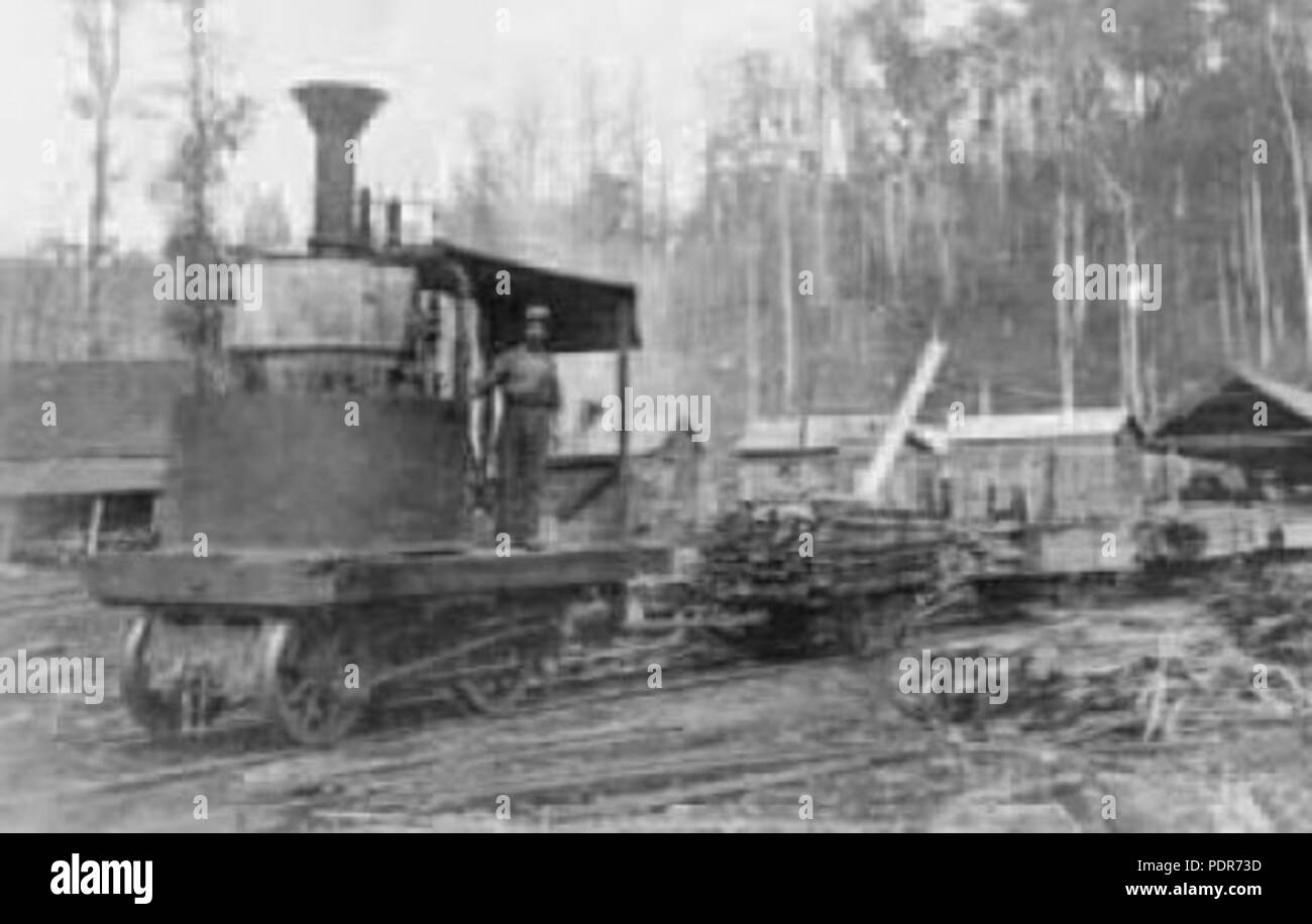 76 Kitson 0-4-0VB Forrest 1908 Foto Stock