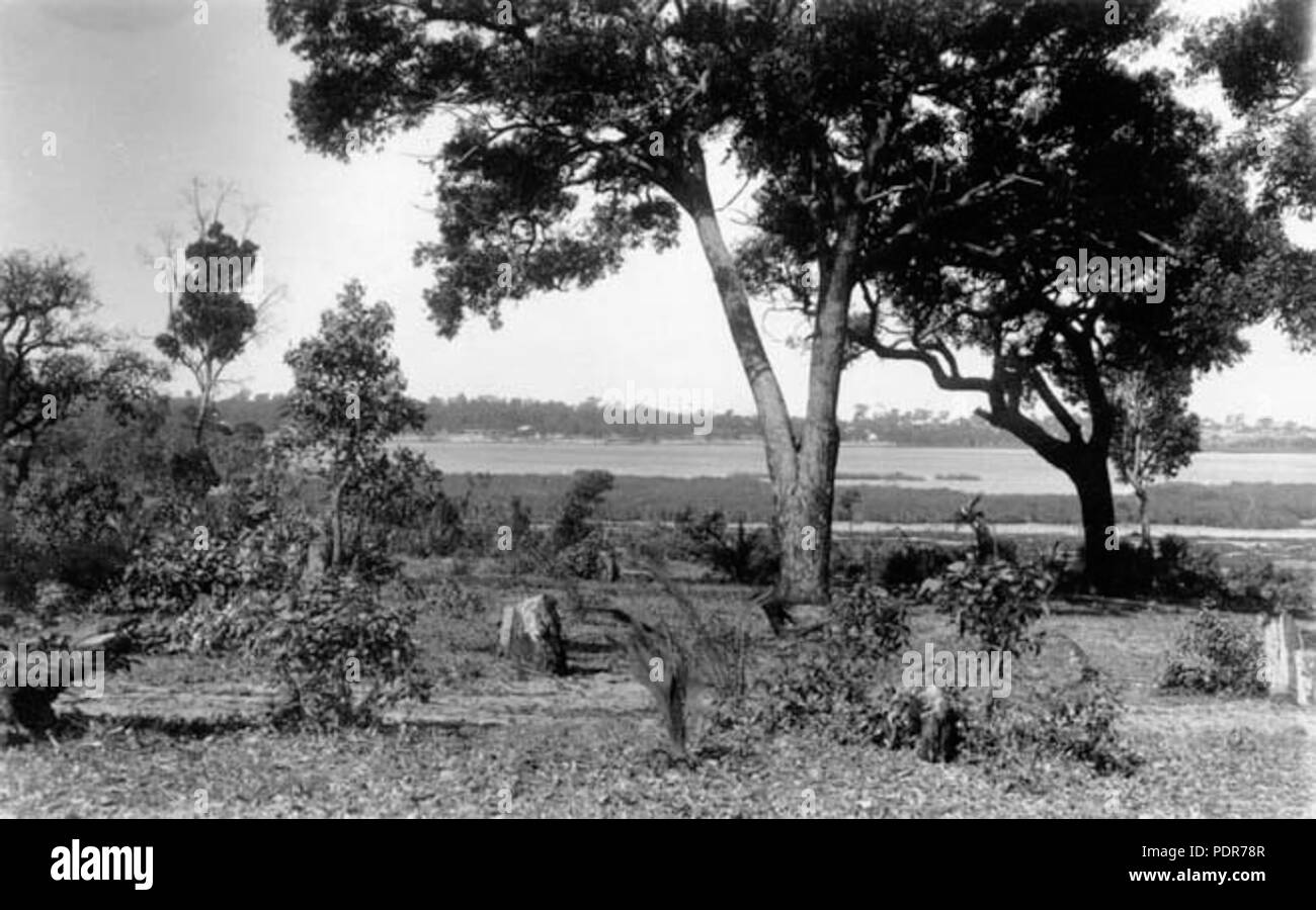 76 Lago Monger foreshore c. 1914 Foto Stock