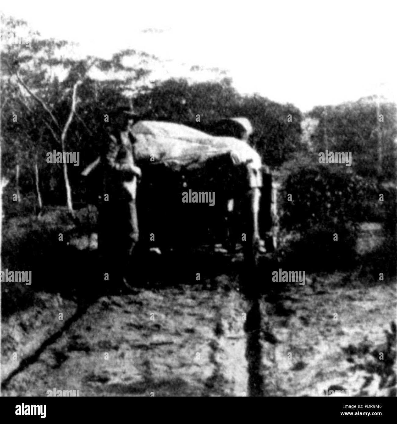 93 Sulla strada a Ceduna 1929 Foto Stock