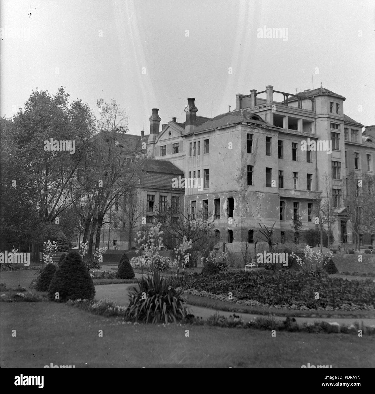 182 Klinikák, un II. sz. belklinika. Fortepan 14471 Foto Stock