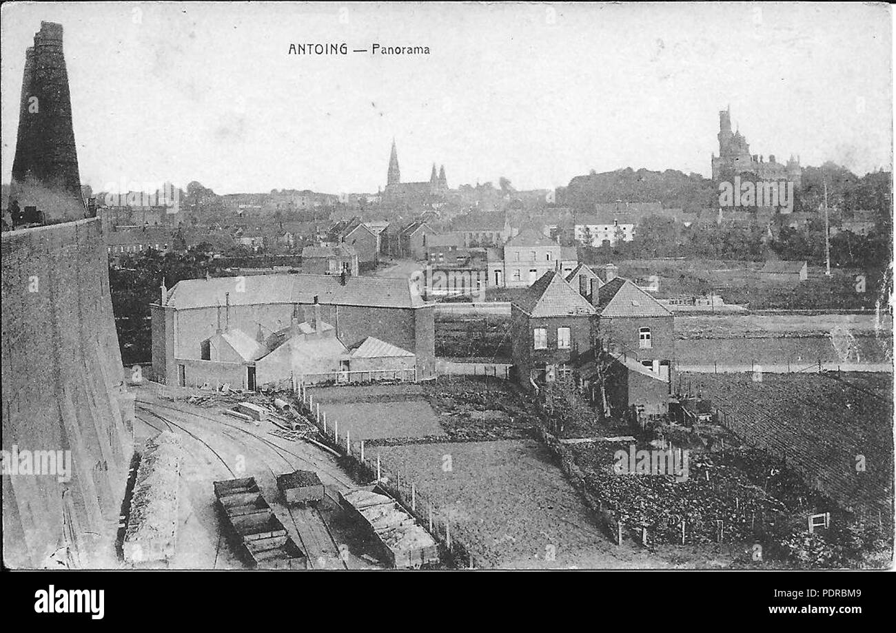 19 Antoing oud spooremplacement Foto Stock