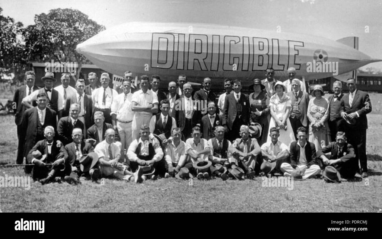 112 Queensland Archivi di Stato 3848 gruppo ufficiale a 1931 Picnic ferroviaria Bundaberg Ottobre 1931 Foto Stock