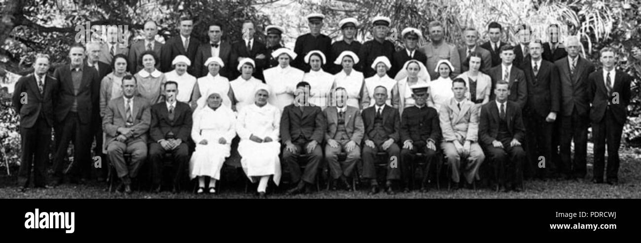 113 Queensland Archivi di Stato 3971 il personale Dunwich Settembre 1937 Foto Stock