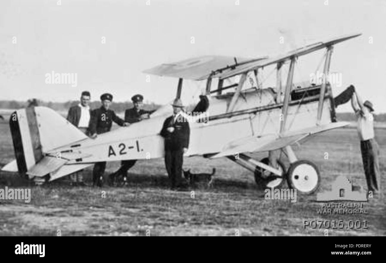 123 RAAF Imperial dono SE5un combattente Foto Stock
