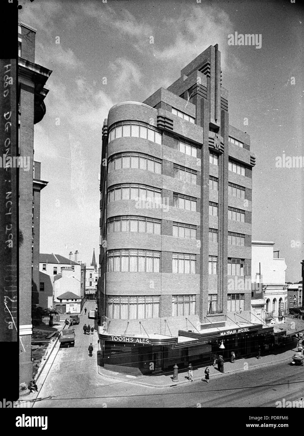 132 11338 SLNSW nuovo Mayfair Hotel a Kings Cross esterno dell'edificio Foto Stock