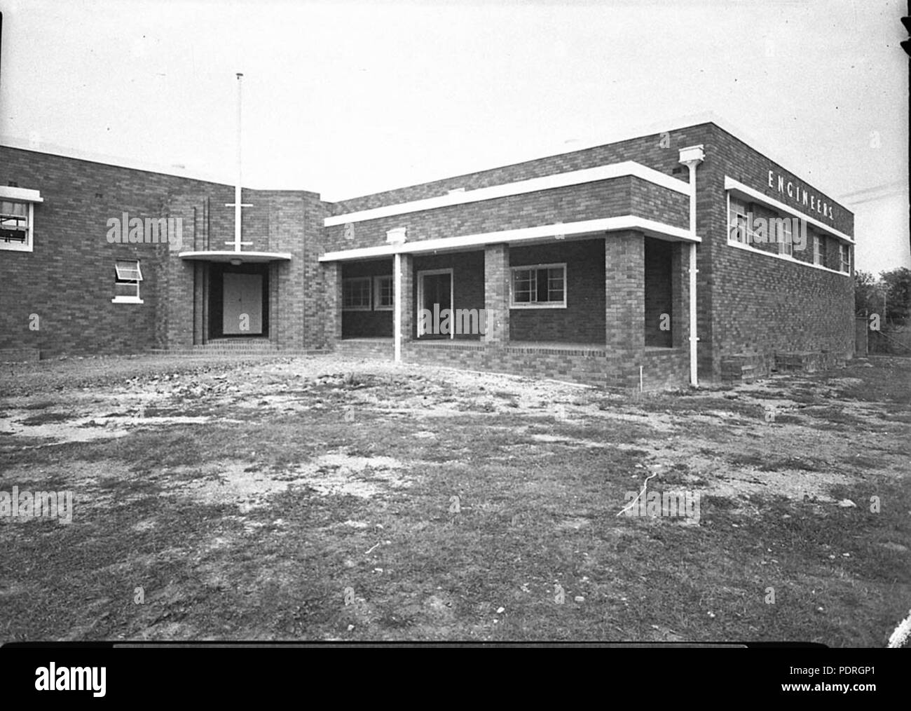 135 13514 SLNSW fabbrica prese esterne per la costruzione di magazzino Foto Stock