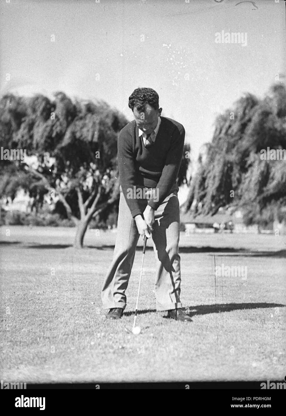 142 23126 SLNSW signor Charles Gray a Woollahra presi per il golf in Australia Foto Stock
