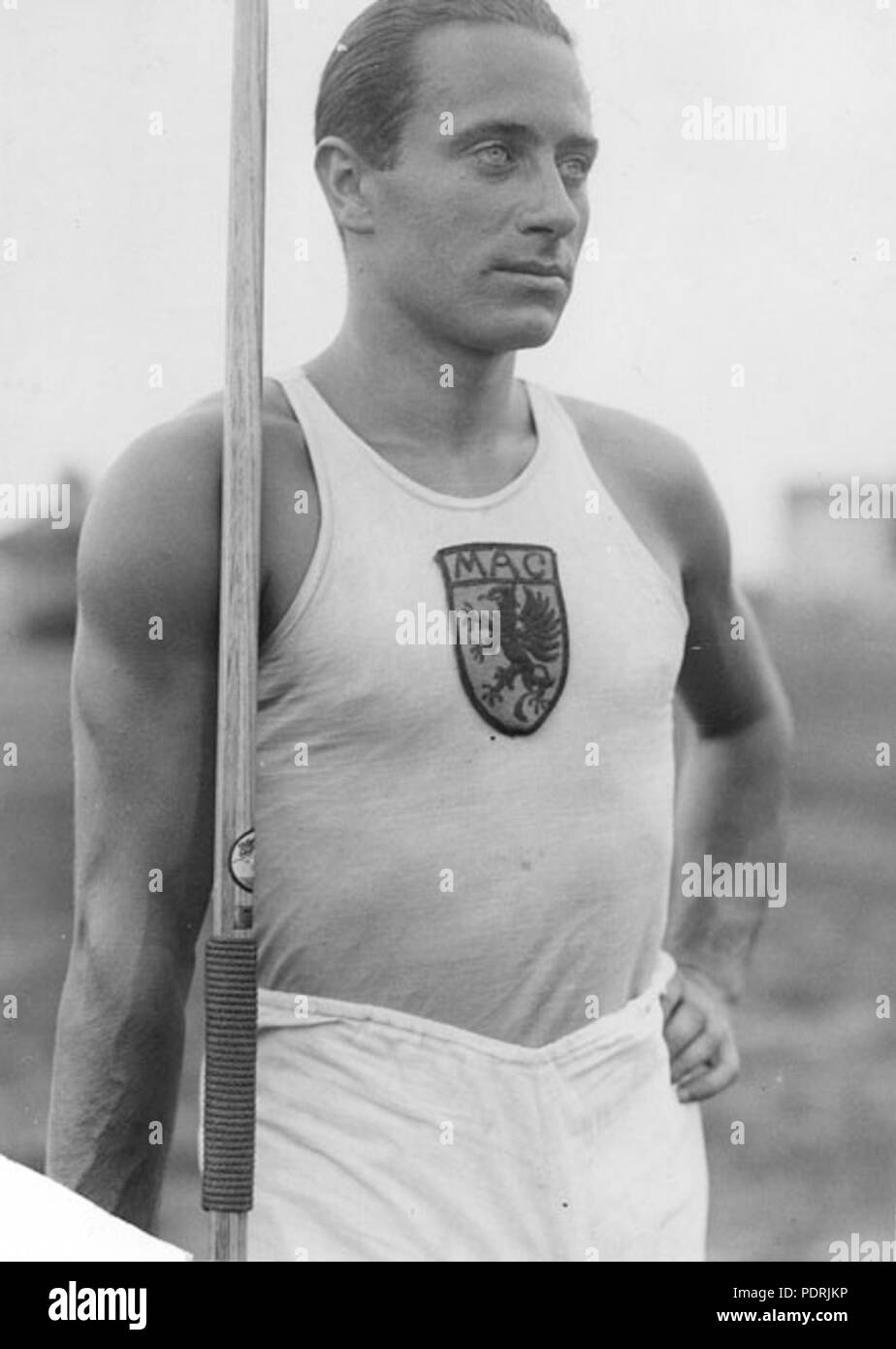 8 Szepes Béla a 1928 Olimpiadi di estate Foto Stock