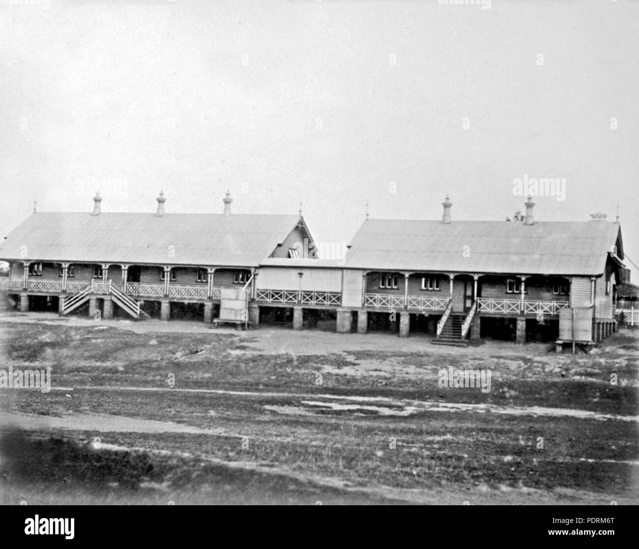 107 Queensland Archivi di Stato 2665 Stato centrale i ragazzi della scuola a Bundaberg c 1890 Foto Stock