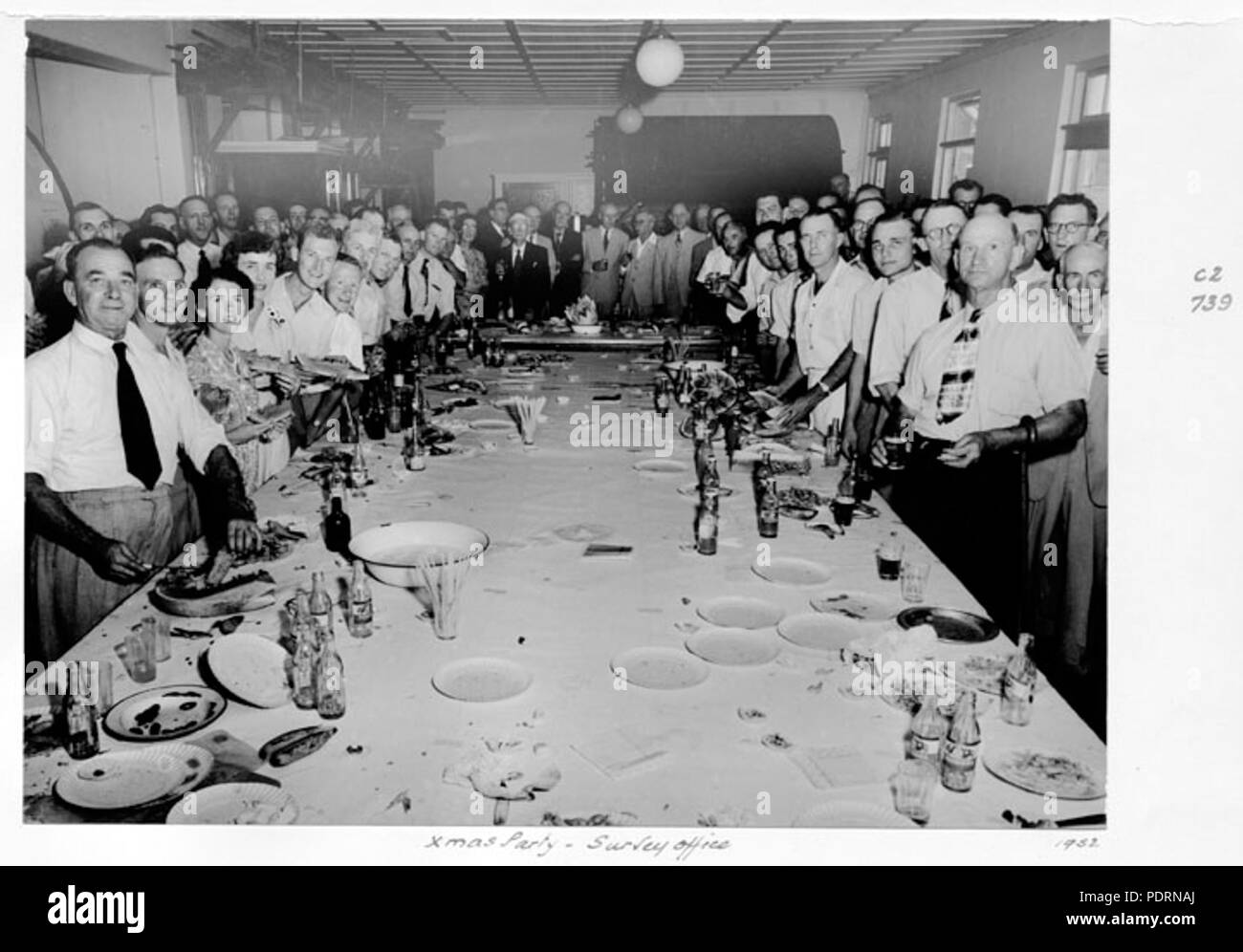 116 Queensland Archivi di Stato 4693 Festa di Natale Ufficio di indagine di dicembre 1952 Foto Stock