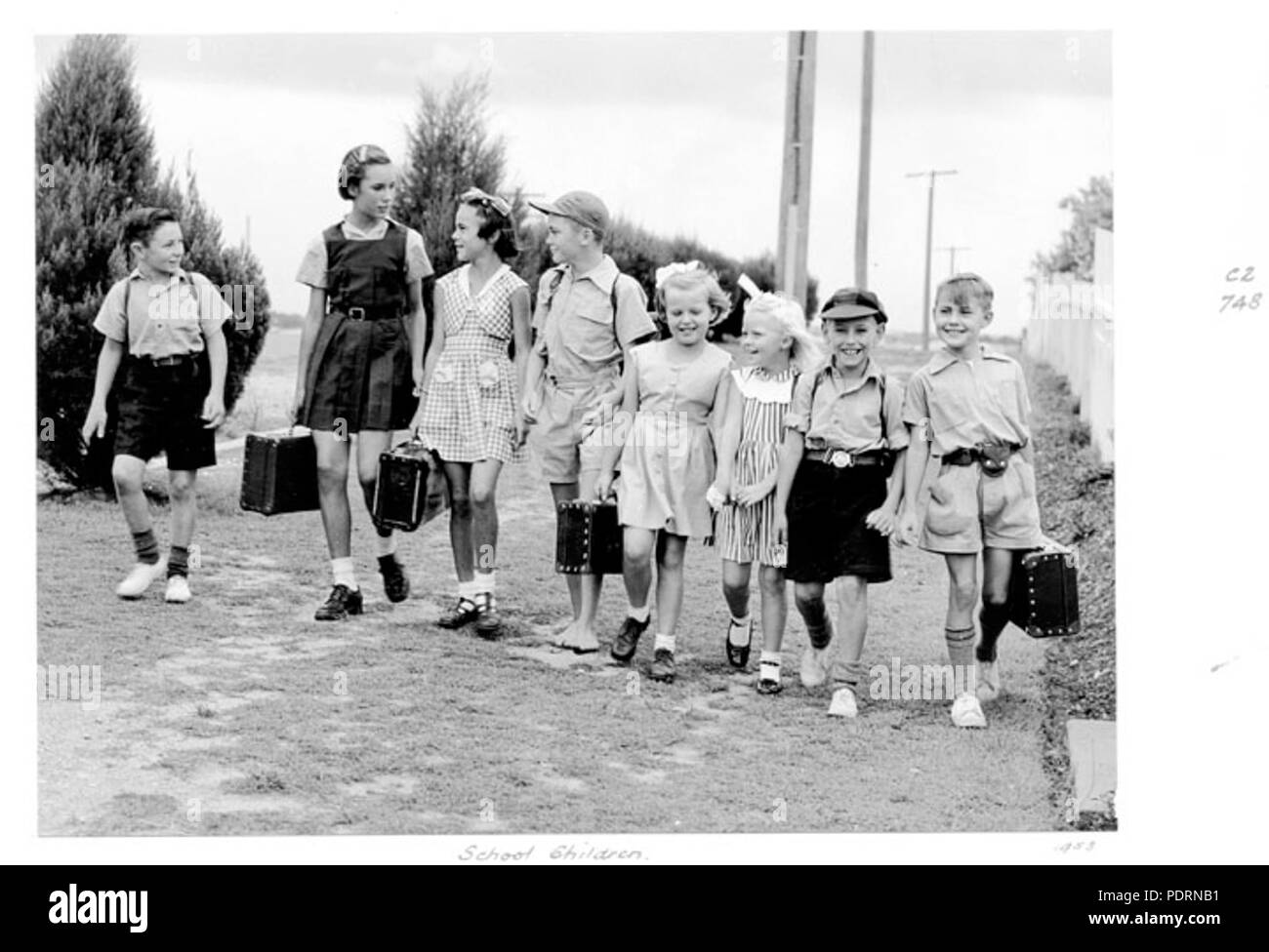 116 Queensland Archivi di Stato 4701 scuola bambini Gennaio 1953 Foto Stock