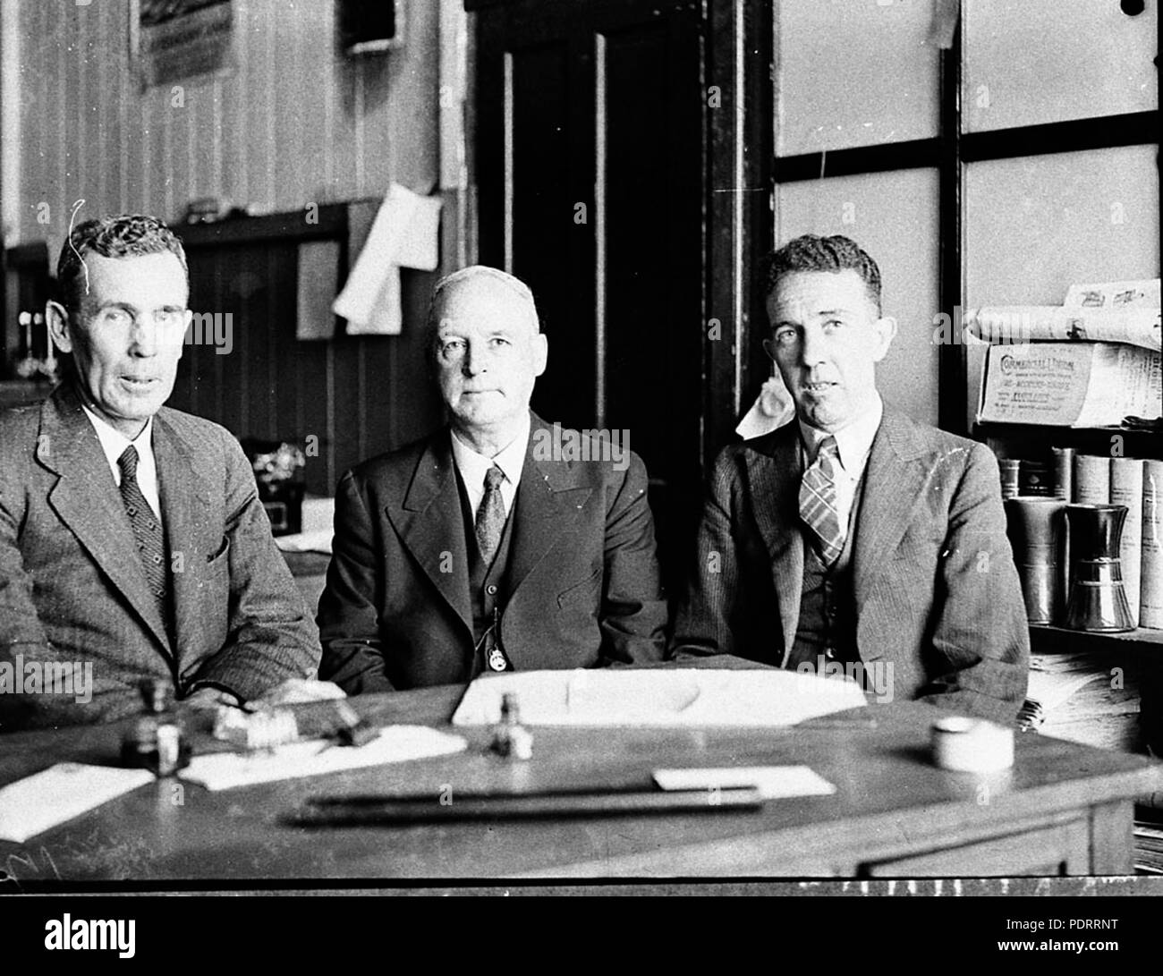 136 14195 SLNSW Gruppo di tre ente federale per il lavoro dei politici Foto Stock