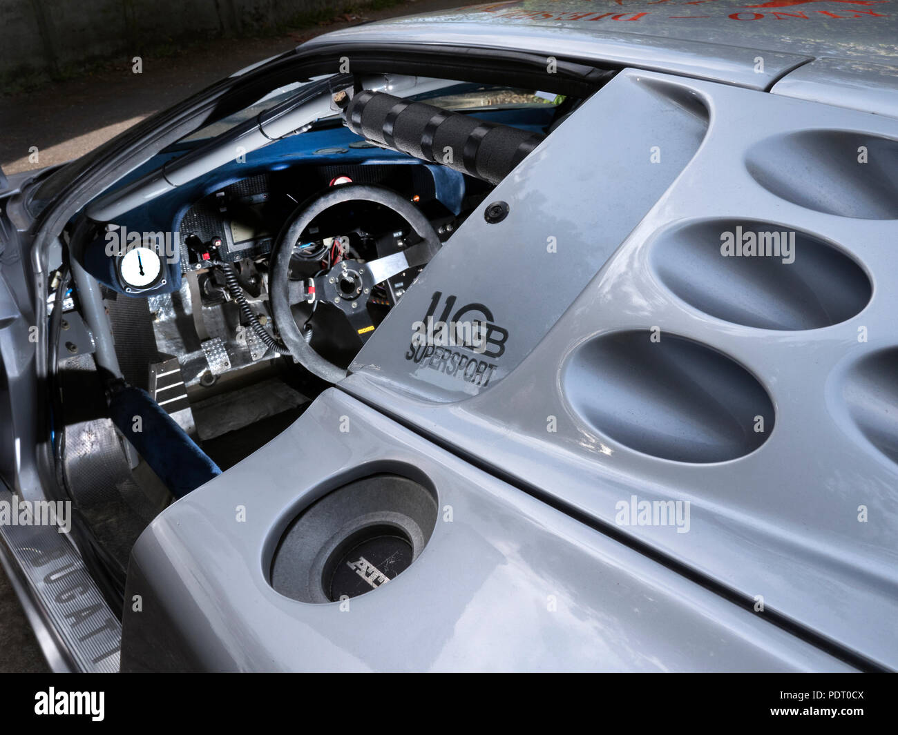 1995 Bugatti EB110 SC GTS-1 IMSA race car Foto Stock
